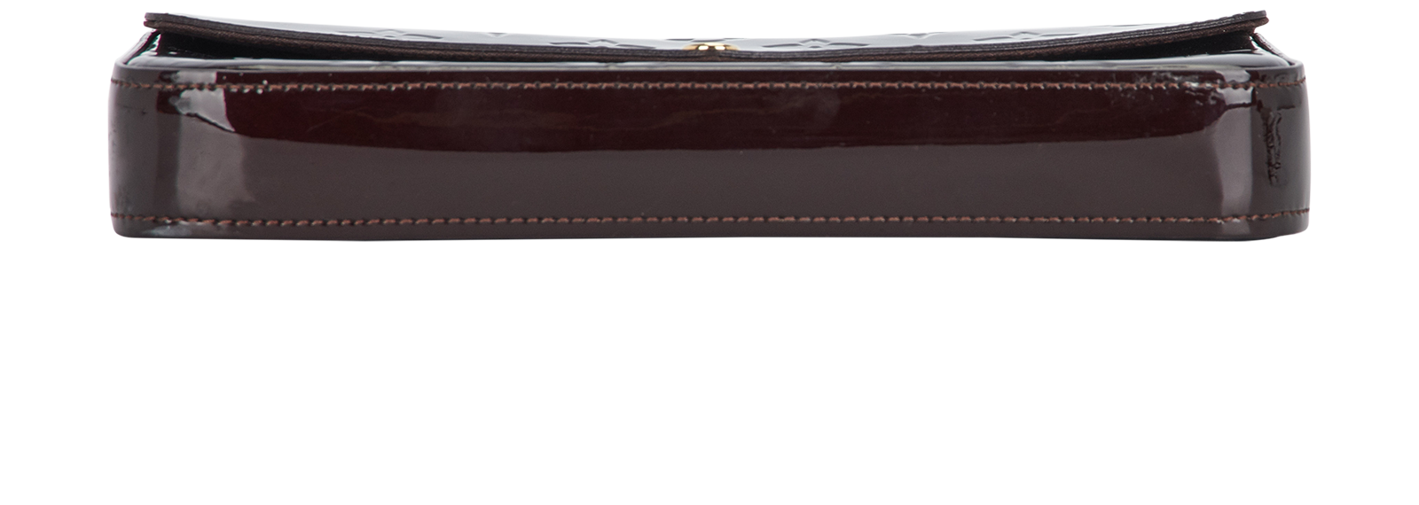 Pochette Felicie Vernis, &pound;450, Handbags, Burgundy, Patent Leather, Top view